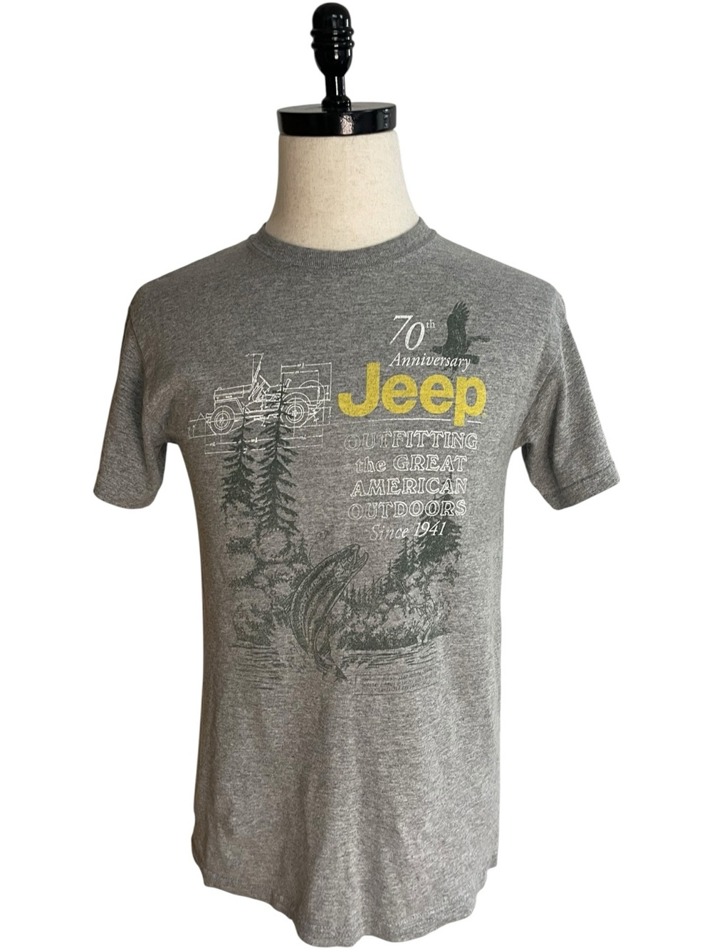 Jeep 70th Anniversary T-Shirt Gray